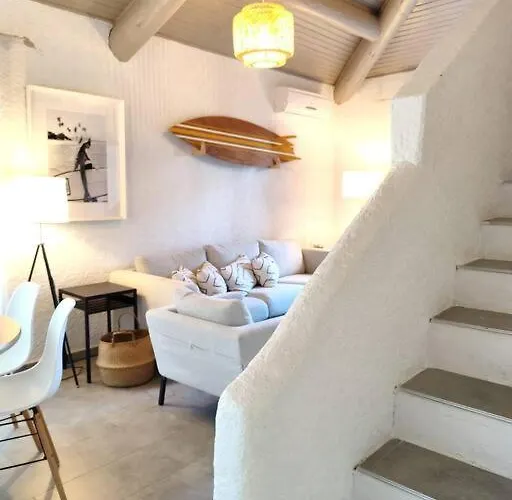 Villa Cosy, 75m2, Climatisé, 200m Plage, Parking